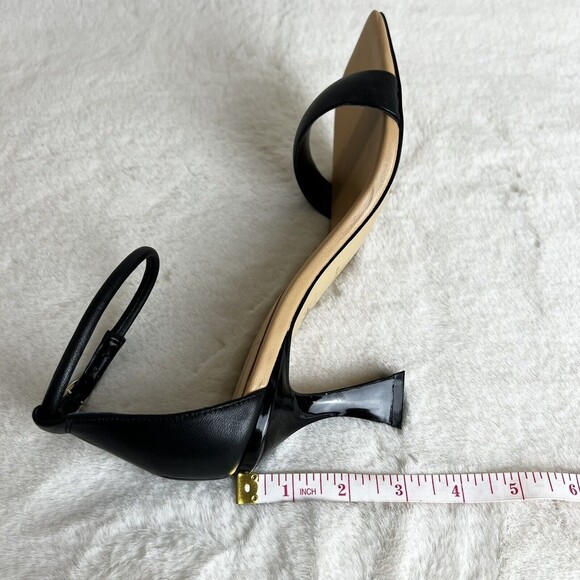Marc Fisher Ltd Derine Black Ankle Strap Heels Women’s 8.5 - Picture 11 of 11